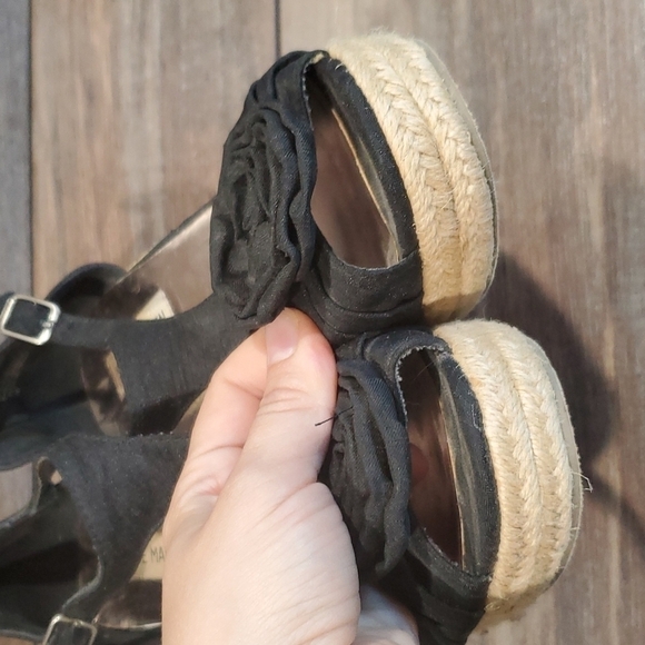 Steve Madden Women P-Veta Espadrille Wedge Sandals sz 8M  shoes - Picture 5 of 15